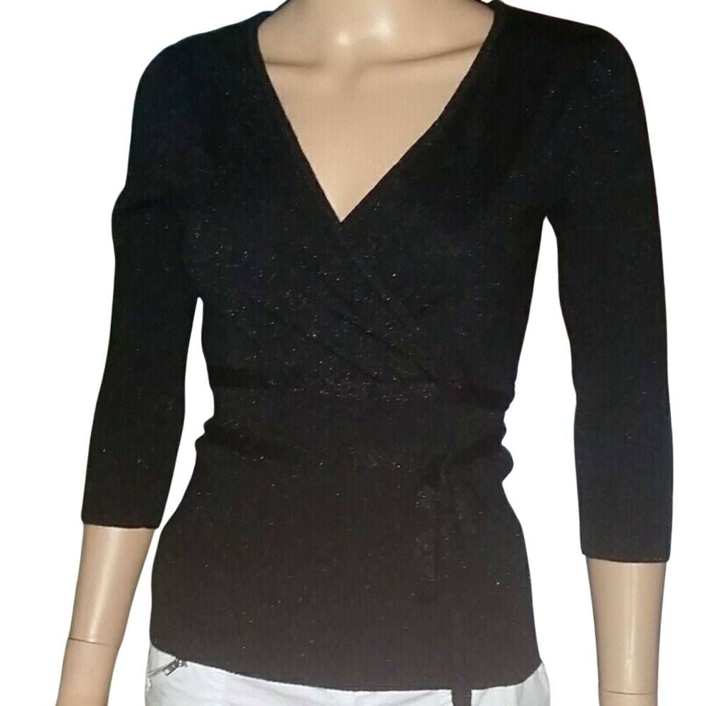 Cool Attitudes black shimmering top S